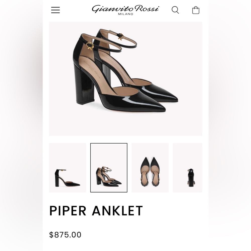 Gianvito Rossi Black Heels